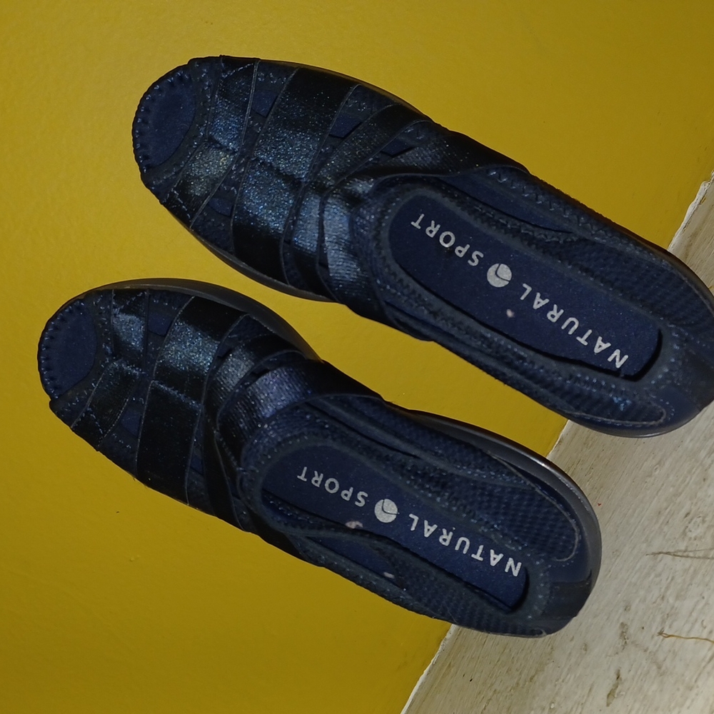 Natural Sport slip on sandals